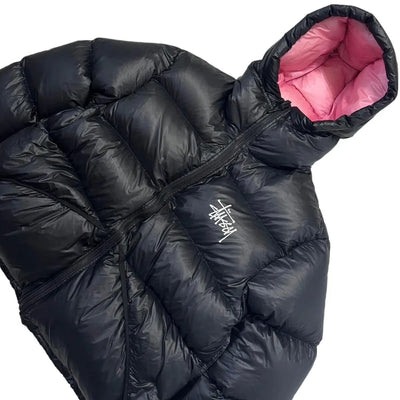 Pink Lined Puffer Jacket