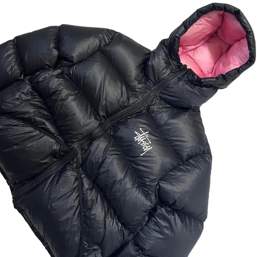 Pink Lined Puffer Jacket